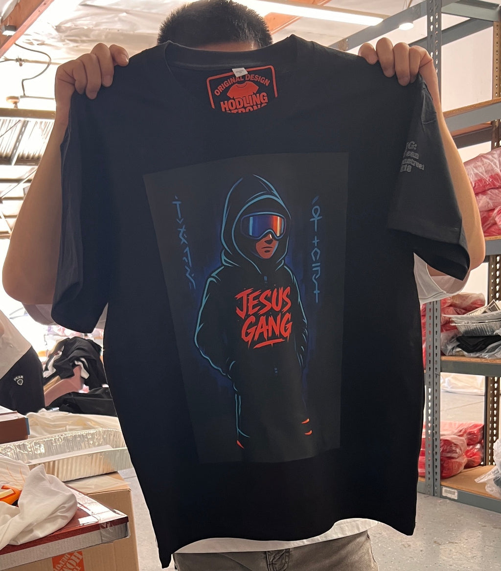 JESUS GANG™ "Solomon" T-Shirt – 100% Cotton Christian Streetwear for Bold Souls