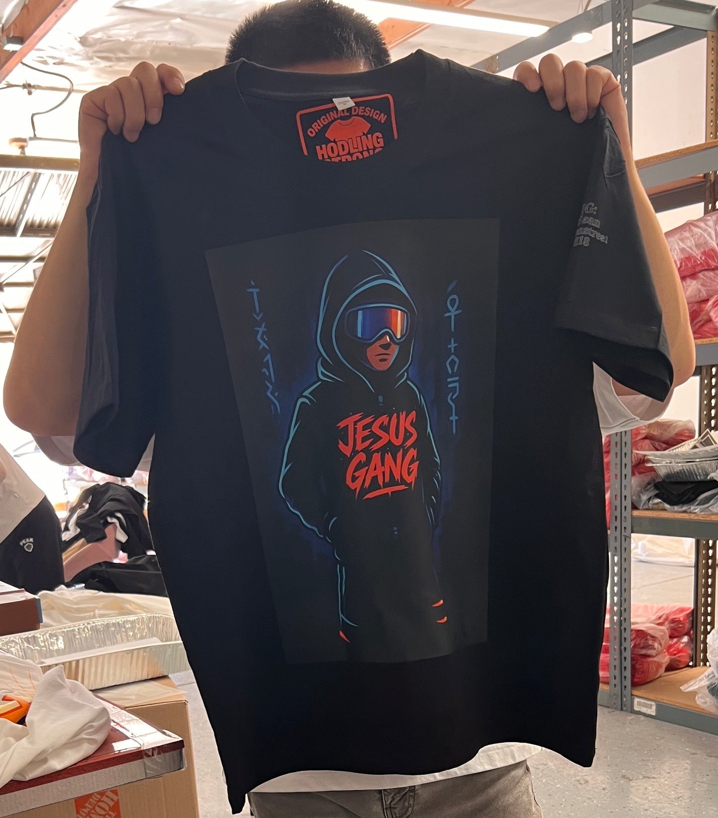 JESUS GANG™ "Solomon" T-Shirt – 100% Cotton Christian Streetwear for Bold Souls
