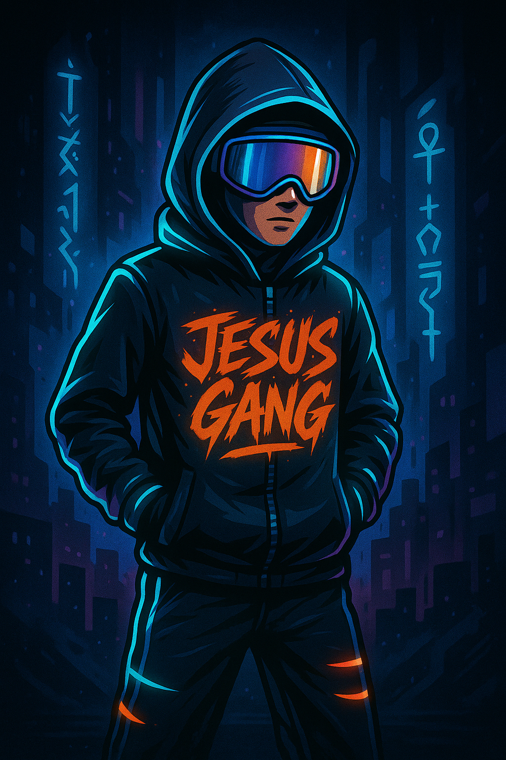 JESUS GANG™ "Solomon" T-Shirt – 100% Cotton Christian Streetwear for Bold Souls